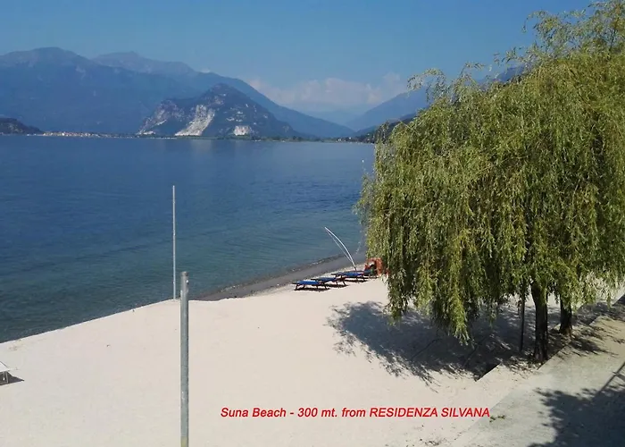 Lejlighed Residenza Silvana B Giardino On The Ground Floor With Parking Verbania